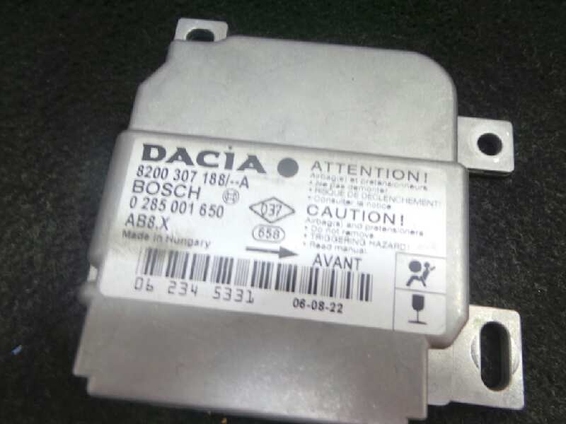Recambio de centralita airbag para dacia logan 1.4 cat referencia OEM IAM 0285001650-8200307188A  BOSCH