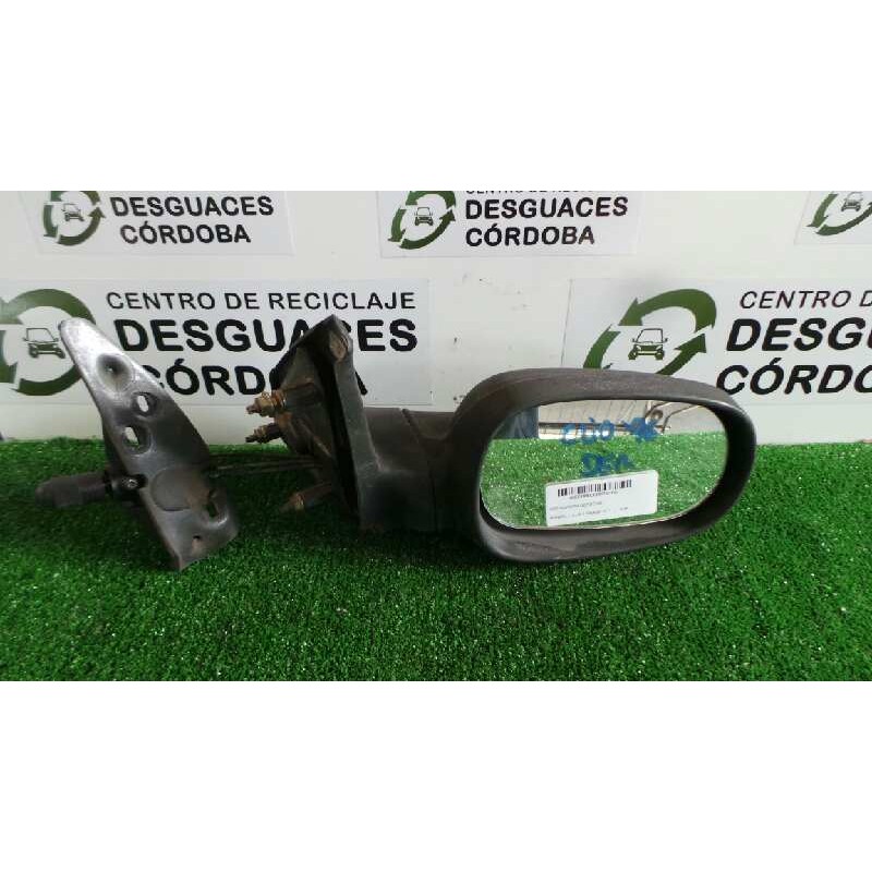 Recambio de retrovisor derecho para renault clio i phase iii referencia OEM IAM  96-98 - MANUAL NEGRO