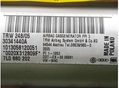Recambio de airbag delantero derecho para volkswagen touareg (7la) 2.5 tdi referencia OEM IAM 7L0880202-30341440A   2