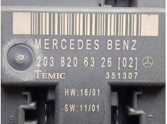 Recambio de modulo electronico para mercedes-benz clase c (w203) sportcoupe 2.2 cdi cat referencia OEM IAM 2038206326-351307-203 2