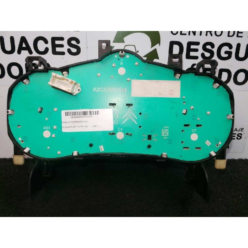 Recambio de cuadro instrumentos para peugeot 207 1.6 16v hdi referencia OEM IAM A2C53190342-9682904980 VDO 