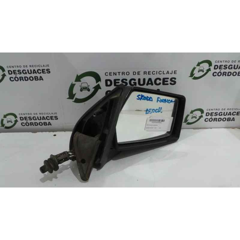Recambio de retrovisor derecho para skoda favorit (781) referencia OEM IAM  MANUAL NEGRO PLASTICO
