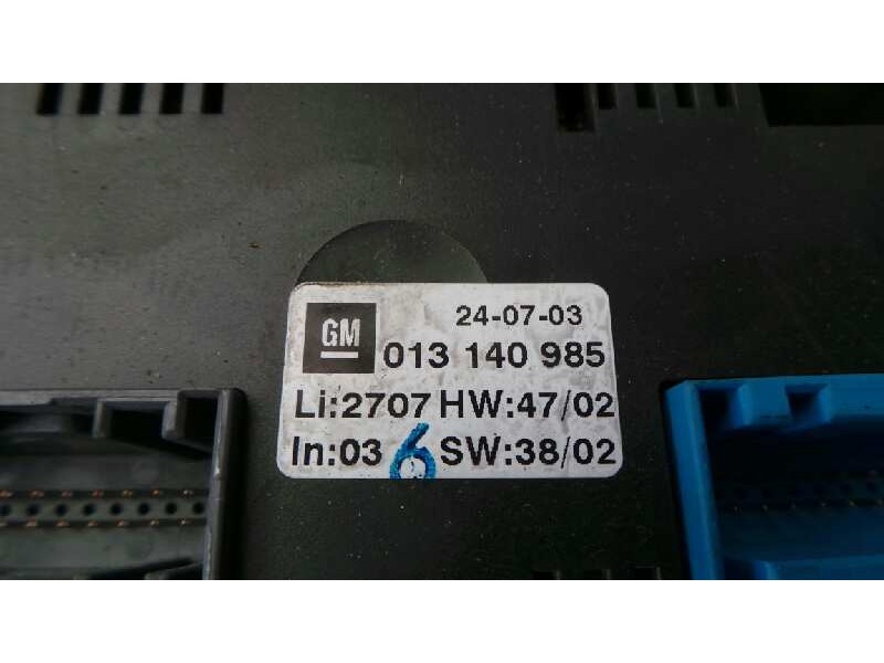 Recambio de mando climatizador para opel zafira a 2.0 dti referencia OEM IAM 13140985-013140985 ZAFIRA.A 