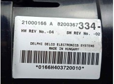 Recambio de mando climatizador para renault espace iv (jk0) 3.5 v6 referencia OEM IAM 8200367334-21000166A   2