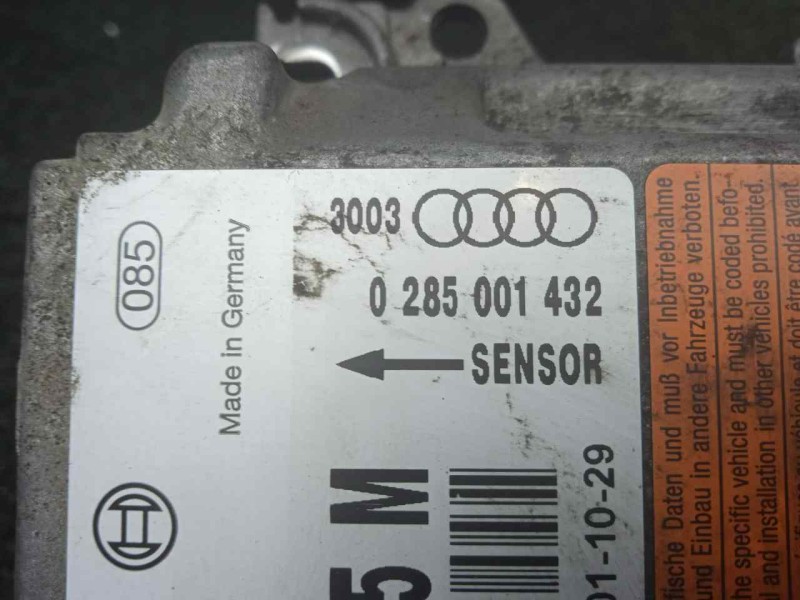 Recambio de centralita airbag para audi a6 berlina (4b2) 1.9 tdi referencia OEM IAM 0285001432-4B0959655M BOSCH 