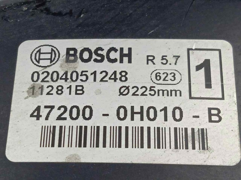 Recambio de servofreno para toyota aygo (kgb/wnb) 1.4 turbodiesel referencia OEM IAM 0204051248-472000H010B BOSCH 