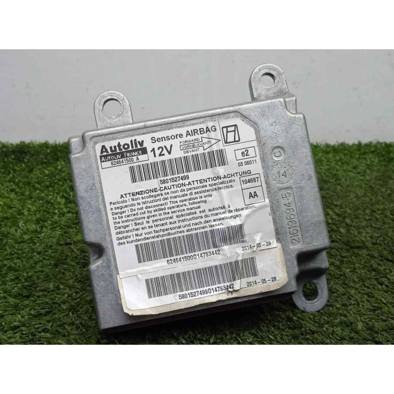 Recambio de centralita airbag para iveco daily ka 3.0 diesel cat referencia OEM IAM 624641500A-5801527499 AUTOLIV 