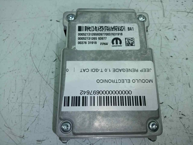 Recambio de modulo electronico para jeep renegade 1.0 t-gdi cat referencia OEM IAM 00052131265-0037631918 CAMARA FRONTAL 