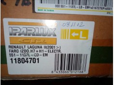 Recambio de faro izquierdo para renault laguna ii (bg0) referencia OEM IAM 11804701 01-05 SIN USAR 2