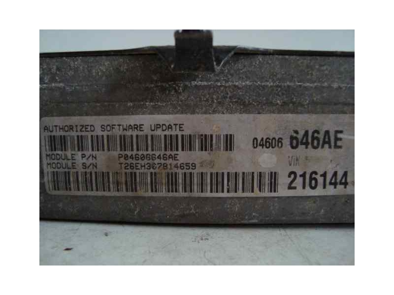 Recambio de centralita motor uce para dodge stratus 2.4 referencia OEM IAM P04606646AE-216144-T26EH307814659  