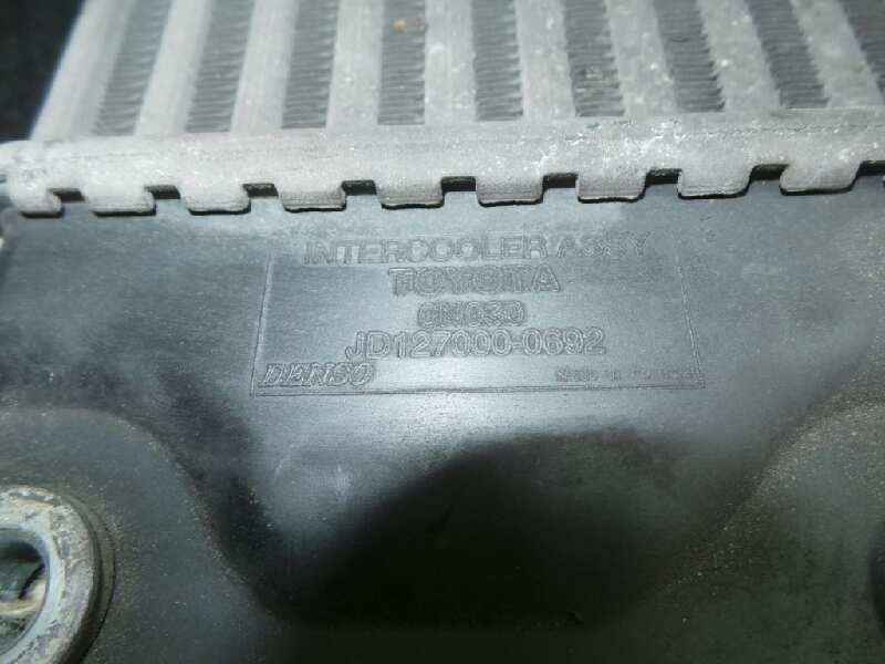 Recambio de intercooler para toyota auris 1.4 turbodiesel cat referencia OEM IAM 0790720254-JD1270000692-0N030  DENSO