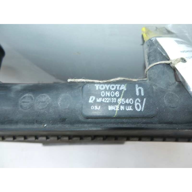 Recambio de radiador agua para toyota auris 1.4 turbodiesel cat referencia OEM IAM MF42213365406  