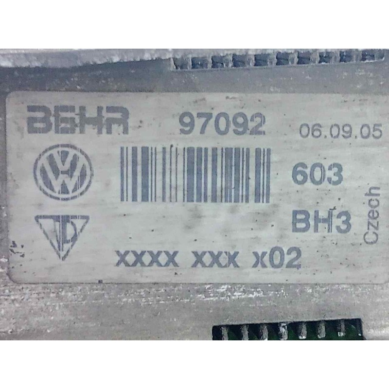 Recambio de radiador agua para volkswagen touareg (7la) 2.5 tdi referencia OEM IAM 7L6121253C 710X573X42 ALUMINIO