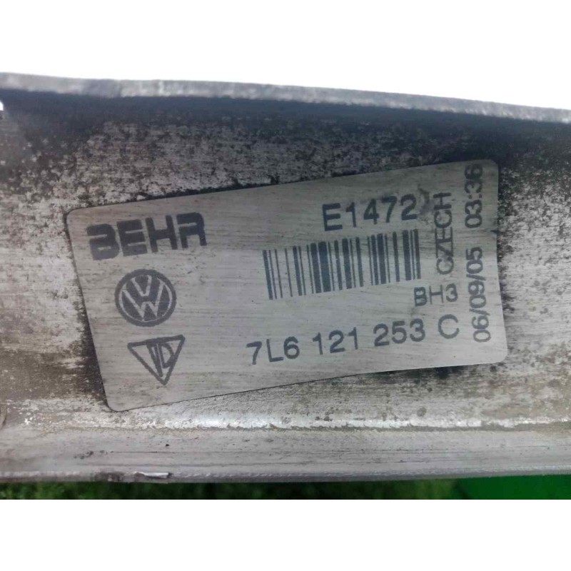 Recambio de radiador agua para volkswagen touareg (7la) 2.5 tdi referencia OEM IAM 7L6121253C 710X573X42 ALUMINIO