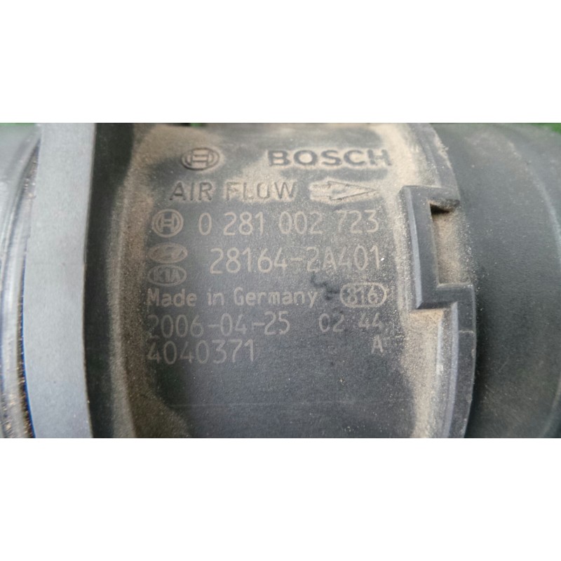 Recambio de caudalimetro para hyundai accent (mc) 1.5 crdi cat referencia OEM IAM 0281002723-281642A401 5.PINES BOSCH