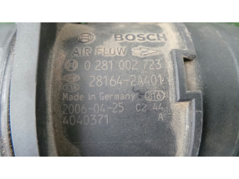 Recambio de caudalimetro para hyundai accent (mc) 1.5 crdi cat referencia OEM IAM 0281002723-281642A401 5.PINES BOSCH