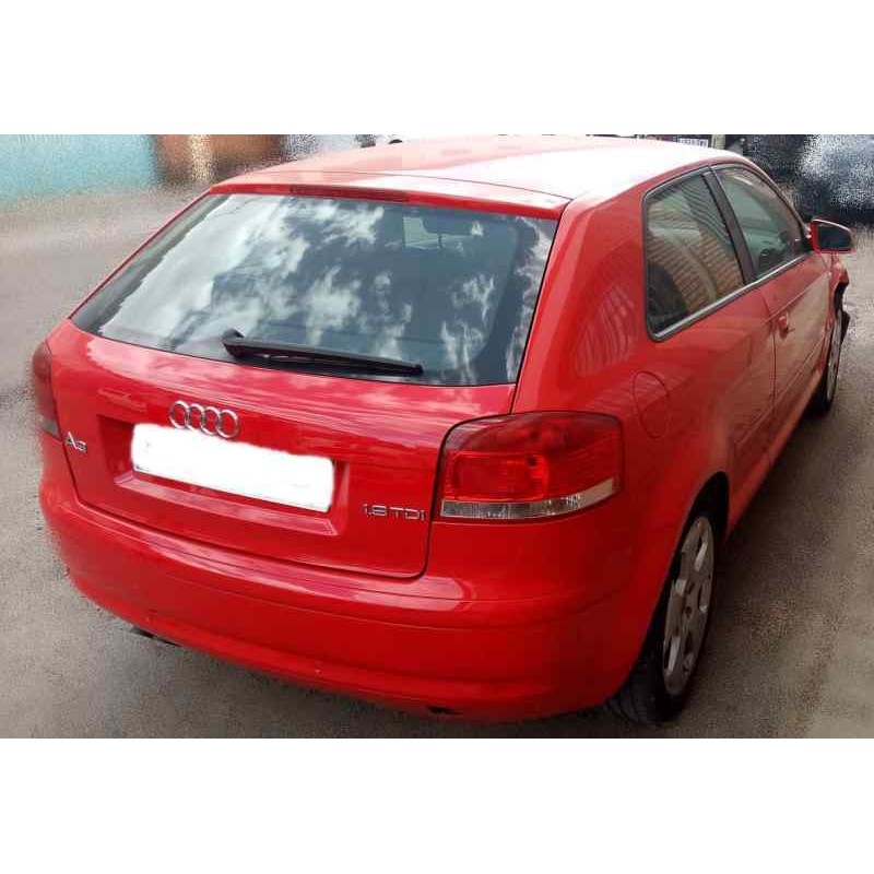 Recambio de paragolpes trasero para audi a3 (8p) 1.9 tdi referencia OEM IAM  CON SENSOR PARKING 