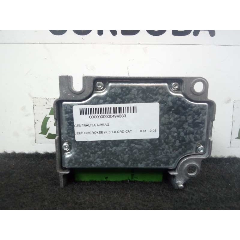 Recambio de centralita airbag para jeep cherokee (kj) 2.8 crd cat referencia OEM IAM P04606999AA-TQ9ME249590042  