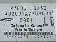 Recambio de mando climatizador para nissan qashqai (j10) 2.0 dci turbodiesel cat referencia OEM IAM 27500JD45C   2
