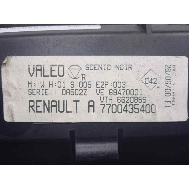 Recambio de mando climatizador para renault scenic rx4 (ja0) 2.0 16v referencia OEM IAM 7700435400-69470001 JA0. 