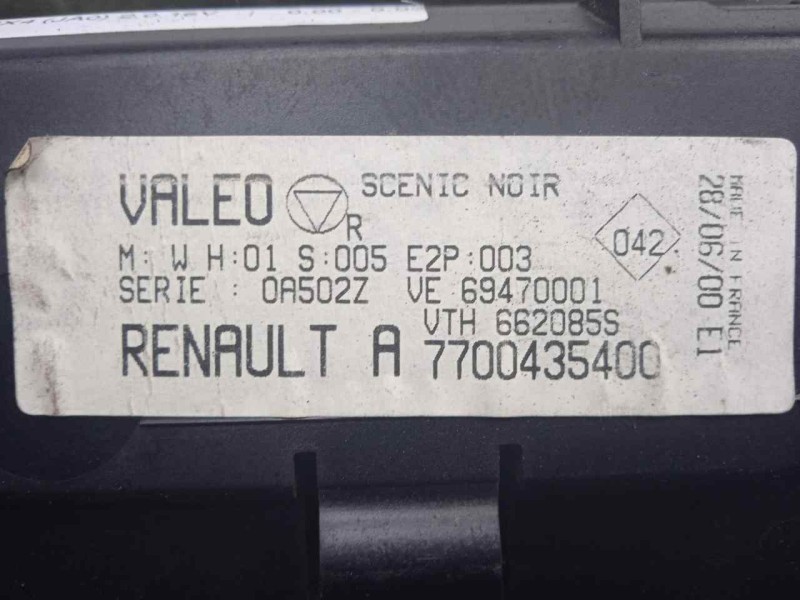 Recambio de mando climatizador para renault scenic rx4 (ja0) 2.0 16v referencia OEM IAM 7700435400-69470001 JA0. 