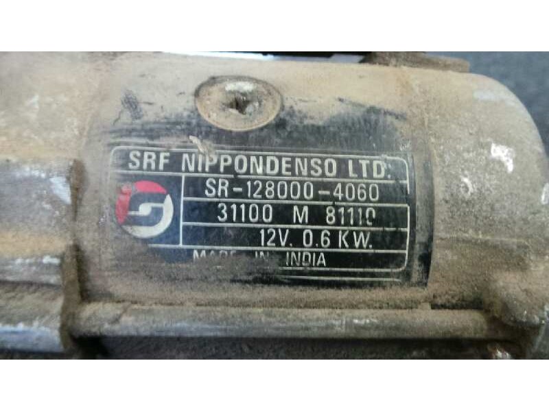 Recambio de motor arranque para suzuki alto sh 410 (ef) 1.0 cat referencia OEM IAM SR1280004060 NIPPODENSO 