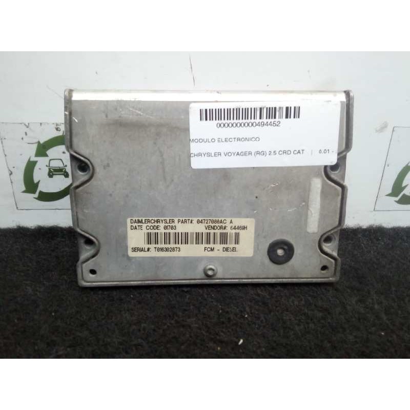 Recambio de modulo electronico para chrysler voyager (rg) 2.5 crd cat referencia OEM IAM 04727080AC-64469H  