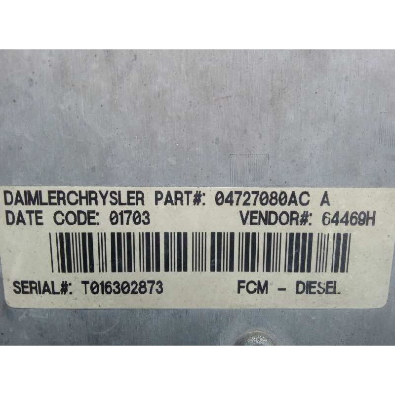 Recambio de modulo electronico para chrysler voyager (rg) 2.5 crd cat referencia OEM IAM 04727080AC-64469H  