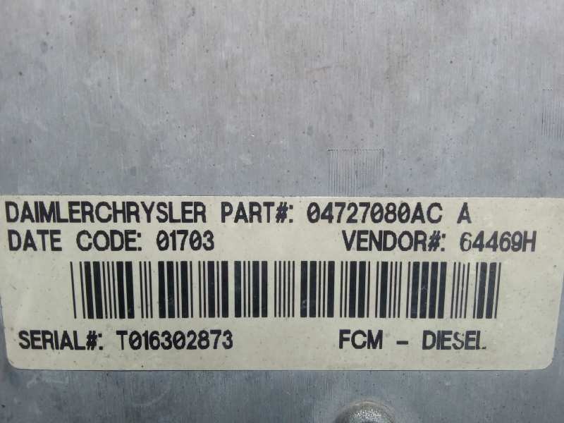 Recambio de modulo electronico para chrysler voyager (rg) 2.5 crd cat referencia OEM IAM 04727080AC-64469H  