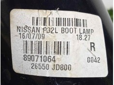 Recambio de piloto trasero derecho interior para nissan qashqai (j10) 2.0 dci turbodiesel cat referencia OEM IAM 26550JD800 07-1 2