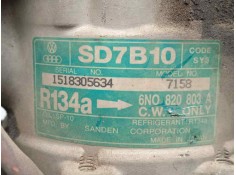 Recambio de compresor aire acondicionado para volkswagen polo berlina (6n1) 1.4 16v referencia OEM IAM SD7B107158 SANDEN - 6.CAN 2