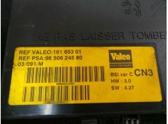 Recambio de centralita check control para citroën xsara berlina 1.9 diesel referencia OEM IAM 9650624580-16165301 BSICN3 - VALEO 2