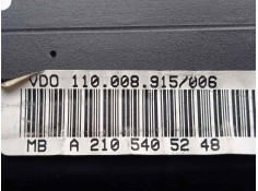 Recambio de cuadro instrumentos para mercedes-benz clase e (w210) berlina diesel 2.7 cdi 20v cat referencia OEM IAM 110008915006 2