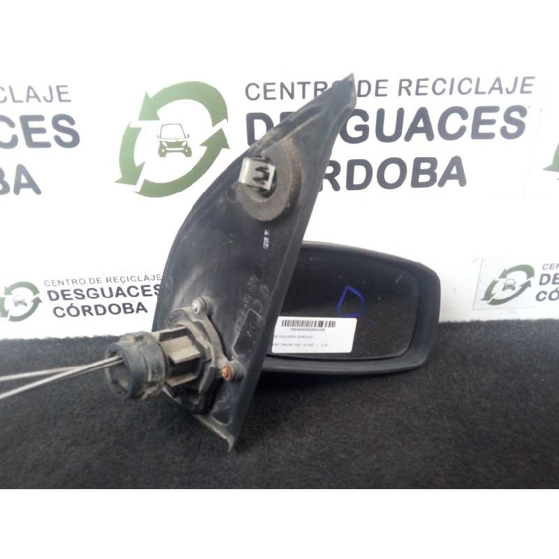 Recambio de retrovisor derecho para fiat panda (169) 1.2 cat referencia OEM IAM  MANUAL NEGRO