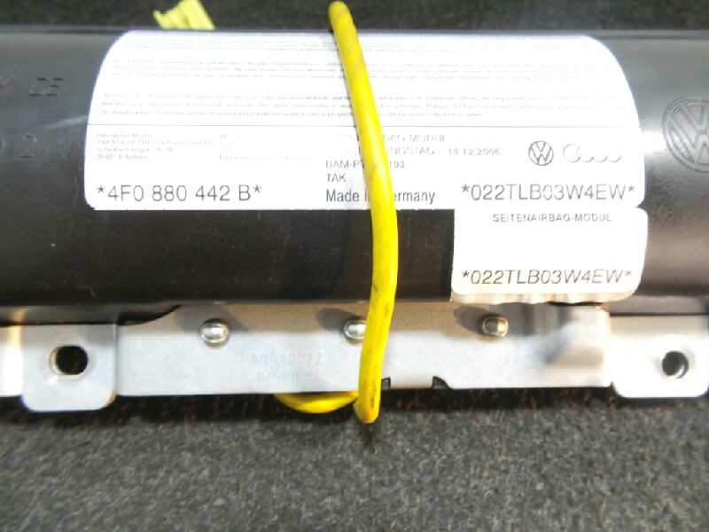 Recambio de airbag lateral trasero derecho para audi a6 berlina (4f2) 2.0 tdi referencia OEM IAM 022TLB03W4EW  