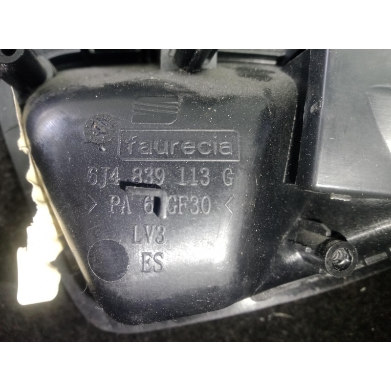 Recambio de maneta interior trasera izquierda para seat ibiza (6p1) 1.2 tsi referencia OEM IAM 6J4839113G  