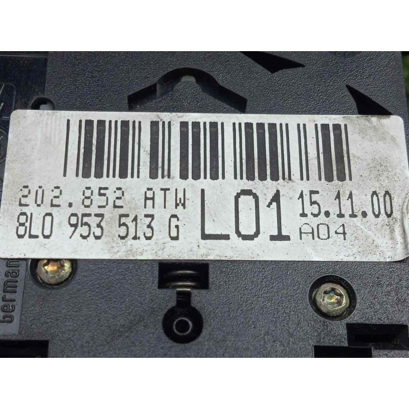 Recambio de mando luces para volkswagen golf iv berlina (1j1) 1.9 tdi referencia OEM IAM 8L0953513G  