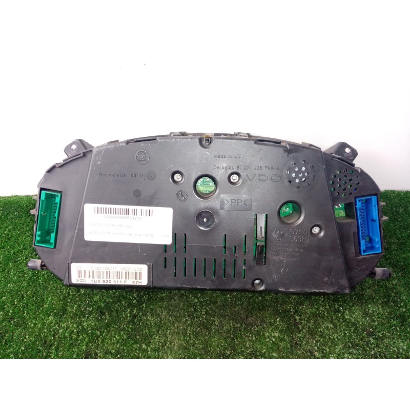 Recambio de cuadro instrumentos para skoda octavia berlina (1u2) 1.9 tdi referencia OEM IAM 1U0920811F-110080146017  