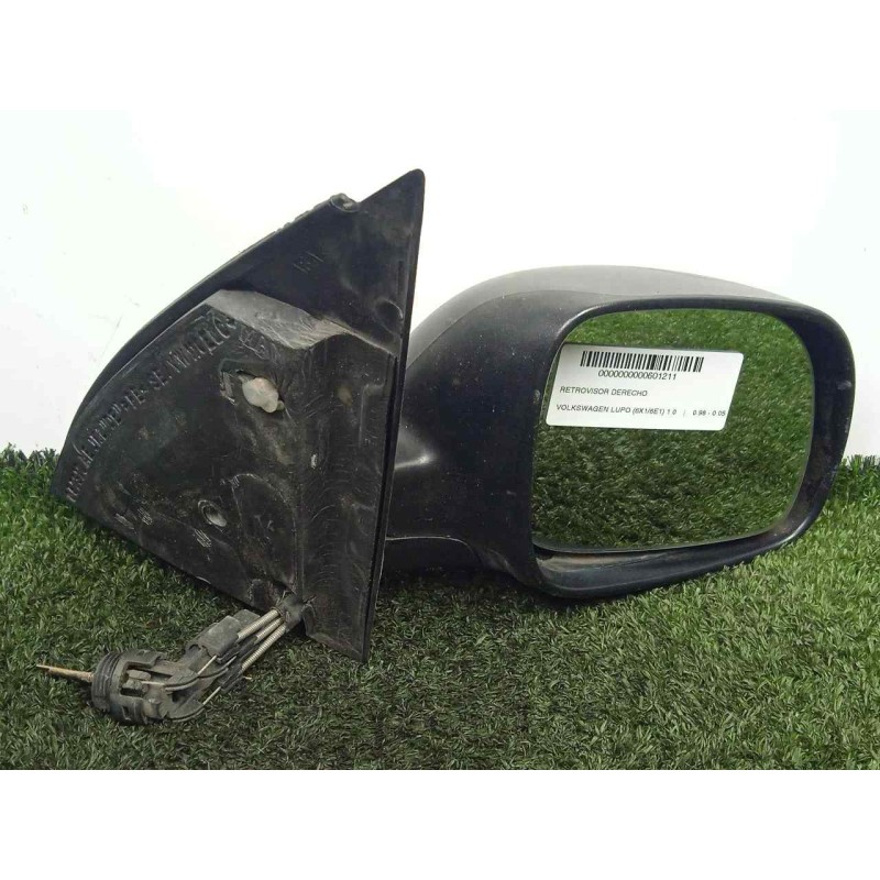 Recambio de retrovisor derecho para volkswagen lupo (6x1/6e1) 1.0 referencia OEM IAM  MANUAL NEGRO