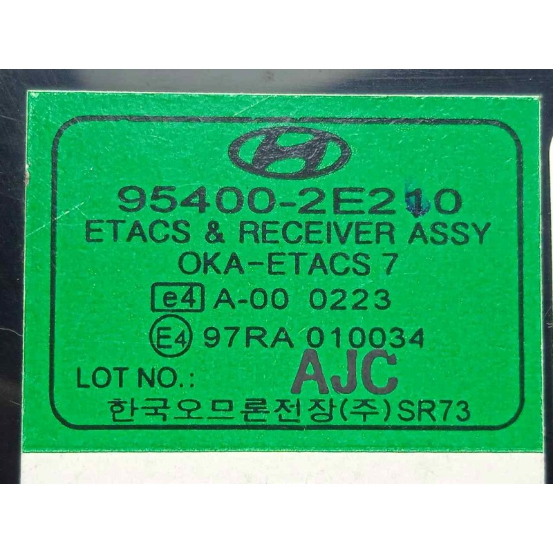 Recambio de modulo electronico para hyundai tucson (jm) 2.0 crdi cat referencia OEM IAM 954002E210  