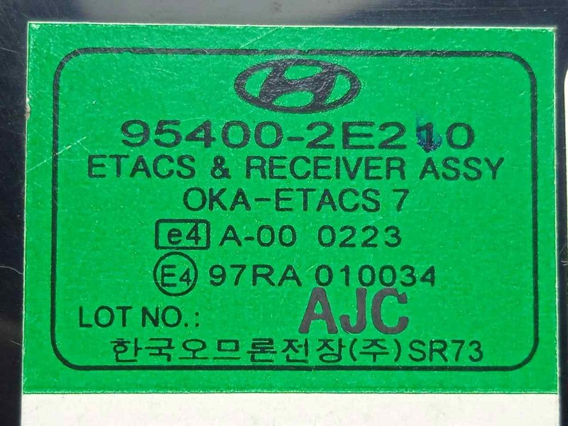 Recambio de modulo electronico para hyundai tucson (jm) 2.0 crdi cat referencia OEM IAM 954002E210  