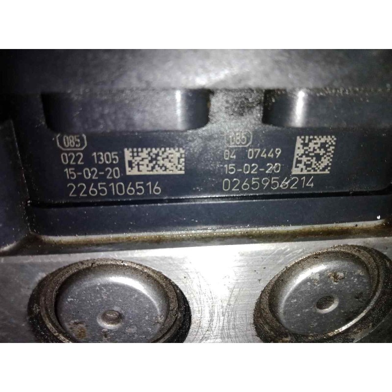 Recambio de abs para iveco daily furgón 2.3 diesel referencia OEM IAM 0265956214-2265106516-0265243239-5801815699 BOSCH 