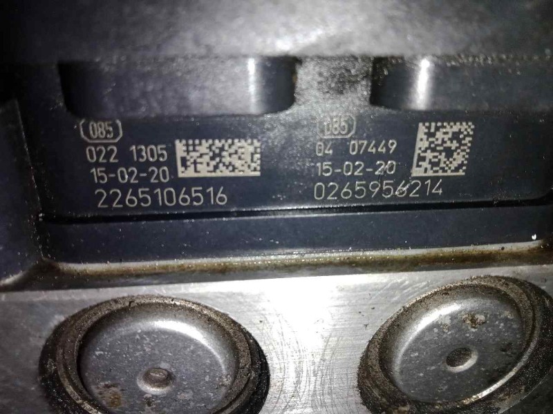 Recambio de abs para iveco daily furgón 2.3 diesel referencia OEM IAM 0265956214-2265106516-0265243239-5801815699 BOSCH 