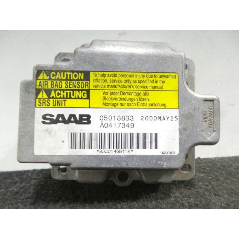 Recambio de centralita airbag para saab 9-3 berlina 2.2 16v tid cat referencia OEM IAM 05018833-A0417349  