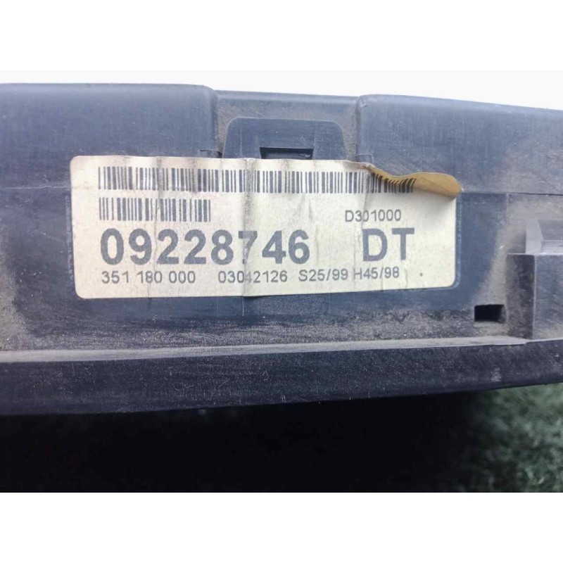 Recambio de cuadro instrumentos para opel astra g coupé 1.8 16v referencia OEM IAM 09228746-09228746DT ASTRA.G 