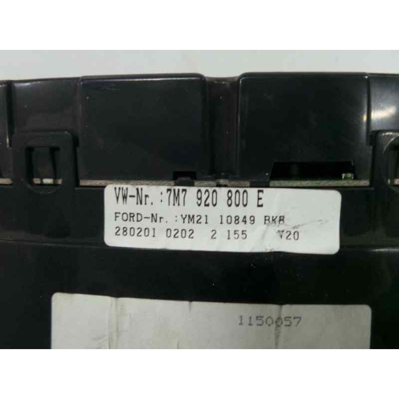 Recambio de cuadro instrumentos para seat alhambra (710) referencia OEM IAM 7M7920800E-110080033007  