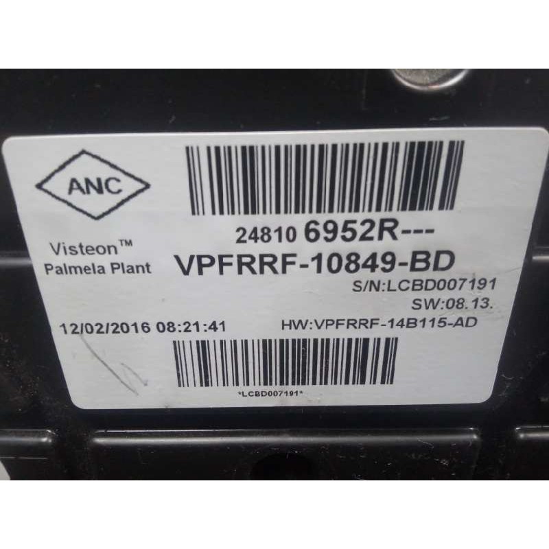 Recambio de cuadro instrumentos para renault clio iv 1.5 dci diesel fap referencia OEM IAM 248106952R VISTEON 