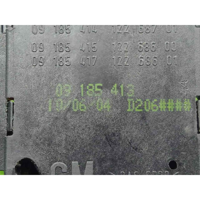 Recambio de mando luces para opel meriva 1.7 16v cdti cat referencia OEM IAM 09185415 4.PIN 
