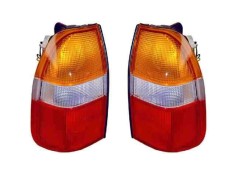 Recambio de piloto trasero derecho para mitsubishi l 200 (k6/7) referencia OEM IAM 16515632  AMBAR Y ROJO