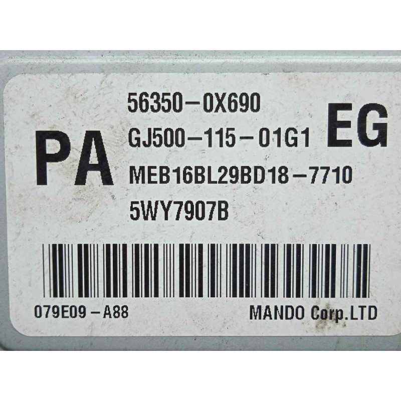 Recambio de modulo electronico para hyundai i10 1.2 cat referencia OEM IAM 563500X690-GJ50011501G1 CENTRALITA.COLUMNA.DIRECCION 